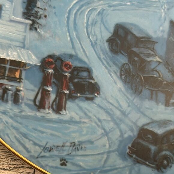 Vintage 1986 Country Christmas Collector Plate #2927/7500 By Lowell Davis - Picture 6 of 6